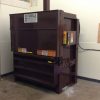 vertical cardboard baler from Rotobale Compaction