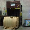 vertical cardboard baler from Rotobale Compaction