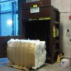 vertical cardboard baler from Rotobale Compaction