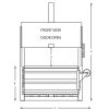 vertical baler drawing sheet front