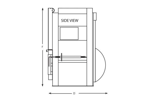 vertical baler drawing sheet side